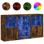 Dressoir Met Led-Verlichting 181,5X37X100 Cm Kleur