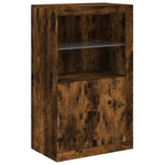Dressoir Met Led-Verlichting 181,5X37X100 Cm Kleur