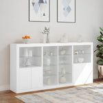 Dressoir Met Led-Verlichting 202X37X100 Cm