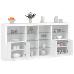 Dressoir Met Led-Verlichting 202X37X100 Cm