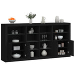 Dressoir Met Led-Verlichting 202X37X100 Cm