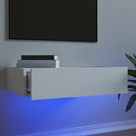 Tv-Meubelen Met Led-Verlichting 60X35X15,5 Cm Wit