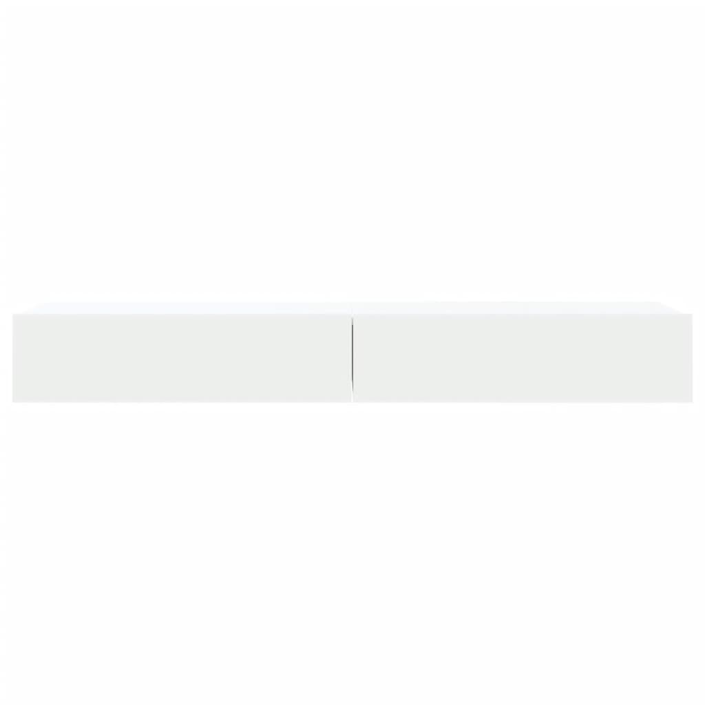 Tv-Meubelen Met Led-Verlichting 60X35X15,5 Cm Wit