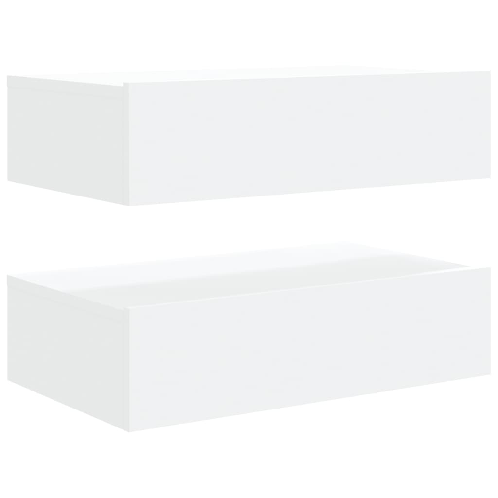 Tv-Meubelen Met Led-Verlichting 60X35X15,5 Cm Wit
