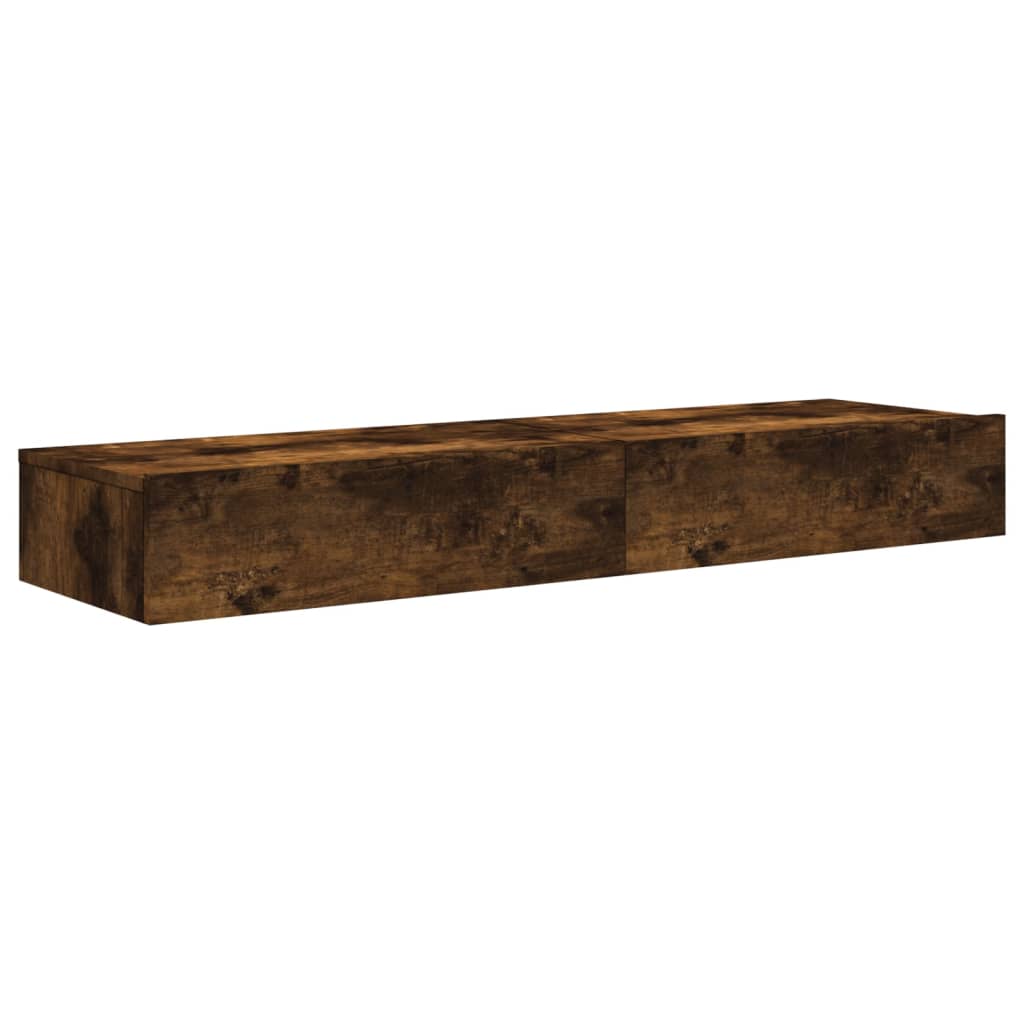 Tv-Meubels Met Led 60X35X15,5 Cm Kleur Gerookt Eiken