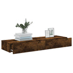 Tv-Meubels Met Led 60X35X15,5 Cm Kleur Gerookt Eiken