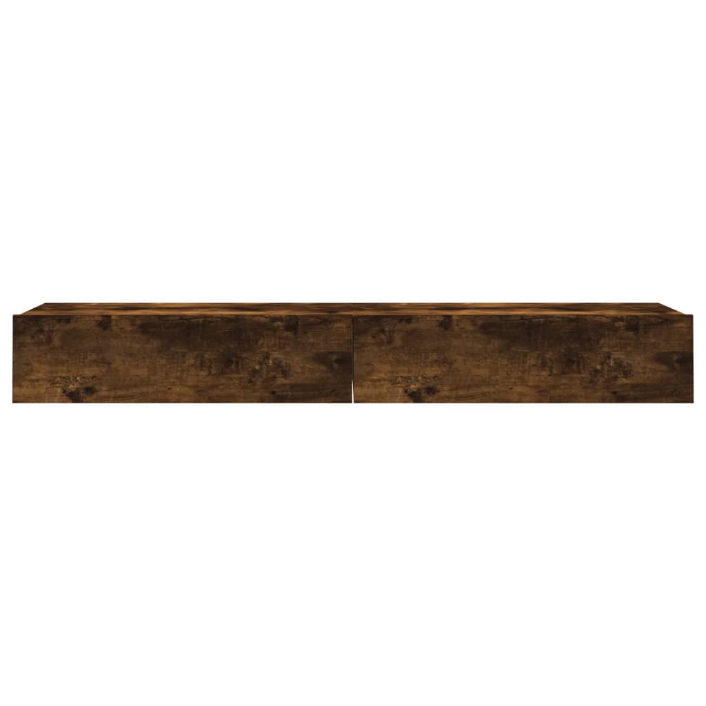 Tv-Meubels Met Led 60X35X15,5 Cm Kleur Gerookt Eiken