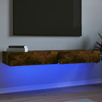 Tv-Meubels Met Led 60X35X15,5 Cm Kleur Gerookt Eiken