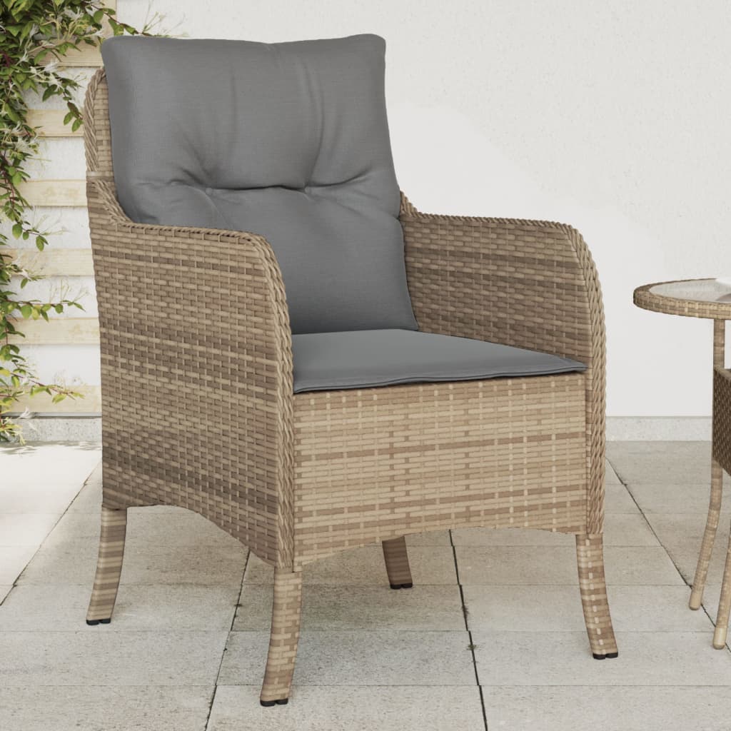 Tuinstoelen Met Kussens Poly Rattan