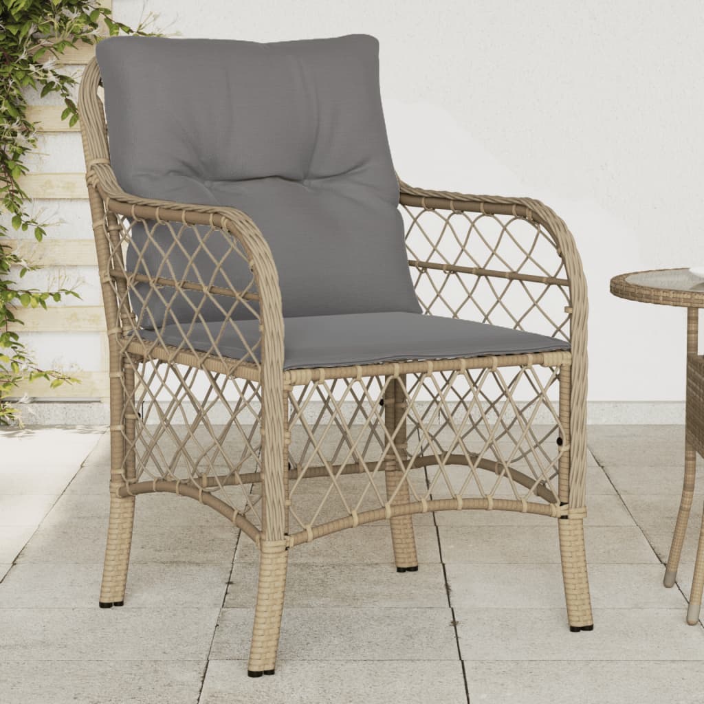 Tuinstoelen Met Kussens Poly Rattan