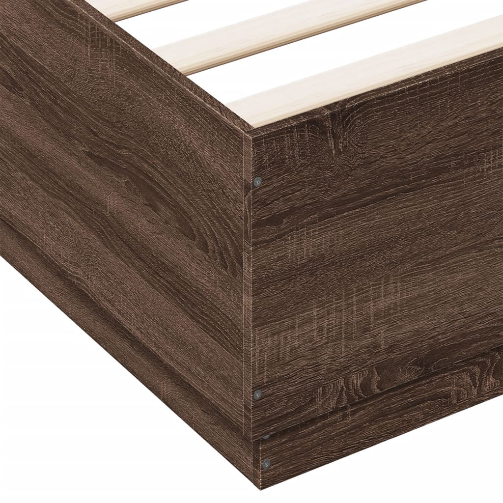 Bedframe Bewerkt Hout