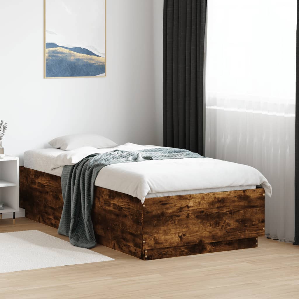 Bedframe Bewerkt Hout