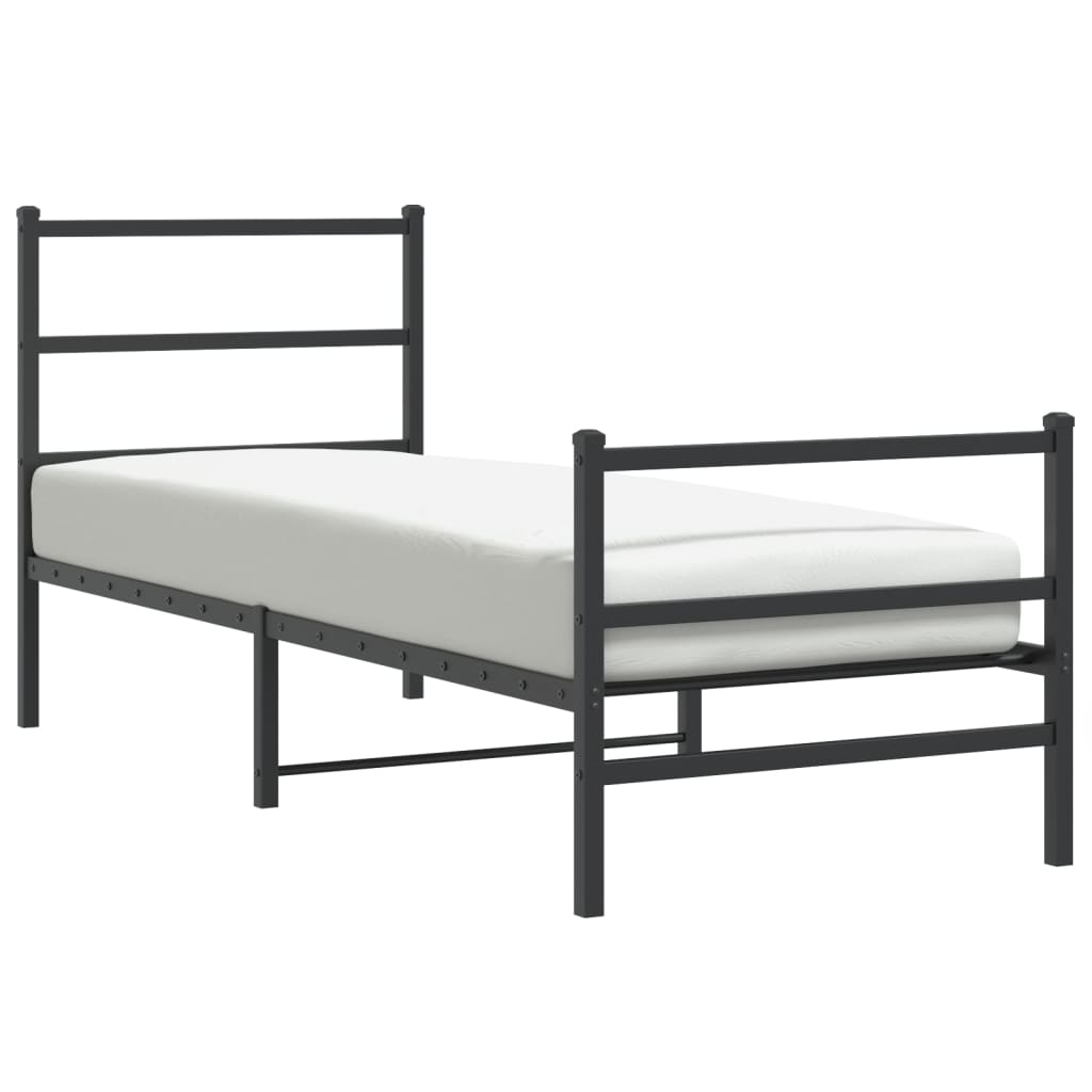 Bedframe Met Hoofd- En Voeteneinde Metaal