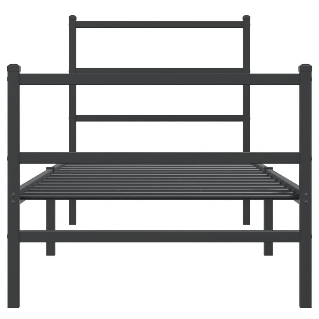 Bedframe Met Hoofd- En Voeteneinde Metaal