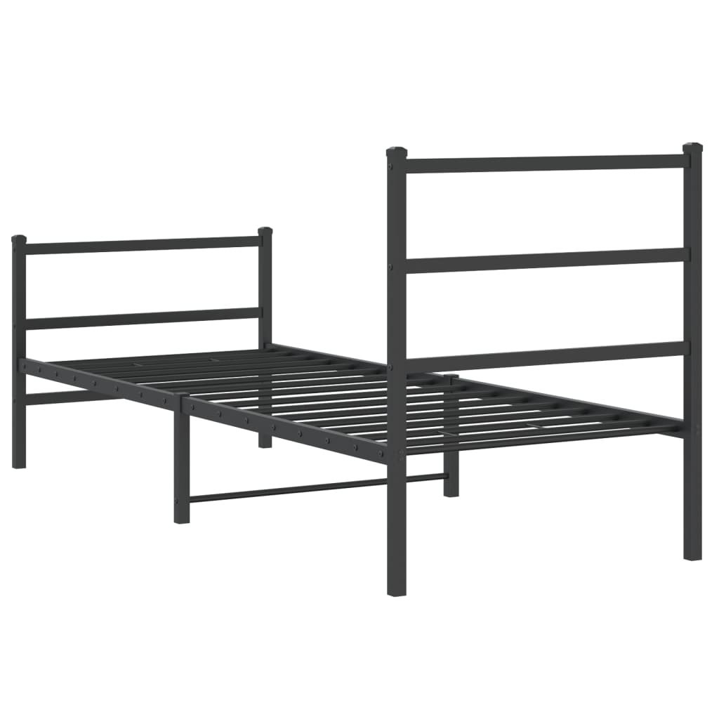 Bedframe Met Hoofd- En Voeteneinde Metaal