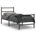 Bedframe Met Hoofd- En Voeteneinde Metaal