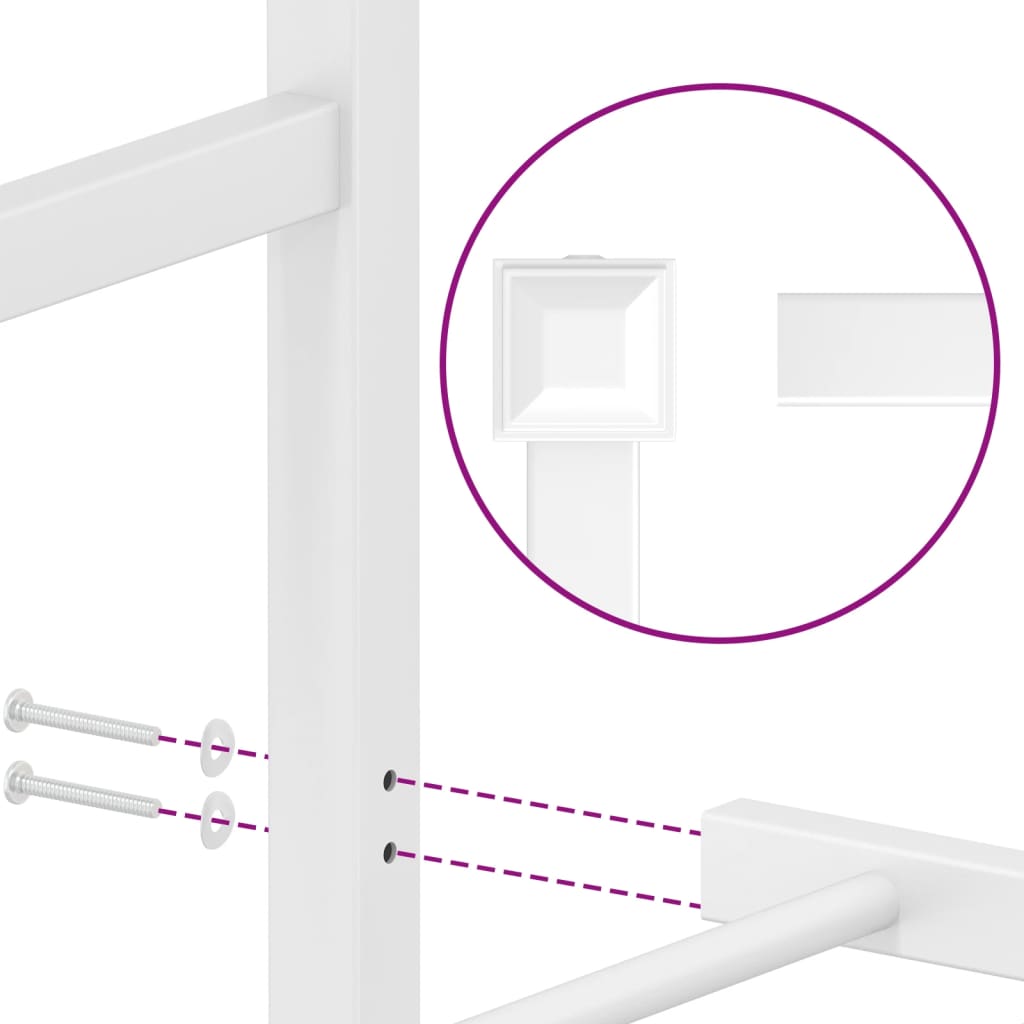 Bedframe Met Hoofd- En Voeteneinde Metaal