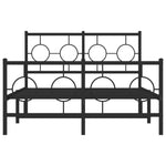 Bedframe Met Hoofd- En Voeteneinde Metaal