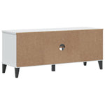 Schoenenbank Viken 106X35X45 Cm Massief Grenenhout Wit