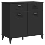 Dressoir Viken 80X40X80 Cm Bewerkt Hout