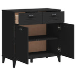 Dressoir Viken 80X40X80 Cm Bewerkt Hout