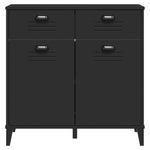 Dressoir Viken 80X40X80 Cm Bewerkt Hout