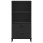 Boekenkast Viken 60X35X123 Cm Bewerkt Hout