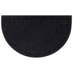 Deurmat Halfrond 45X75 Cm Rubber En Kokosvezel