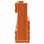 Schoenenrekken 2 St 59X8,5X23,5 Cm Massief Grenenhout Wasbruin