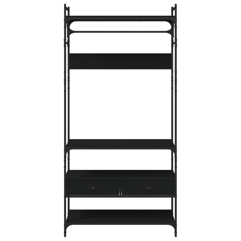 Kledingkast Met Lades 89X39X184,5 Cm Bewerkt Hout