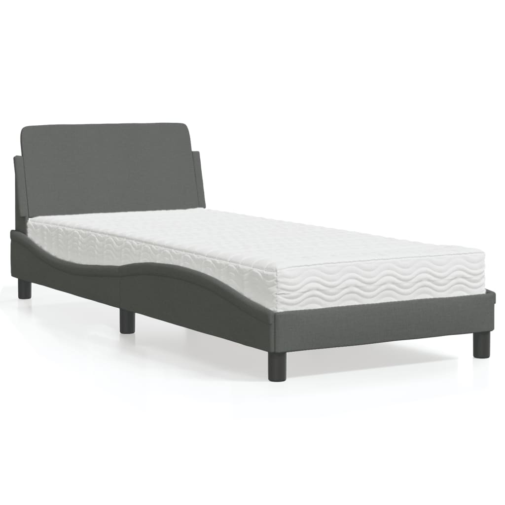 Bed Met Matras Stof