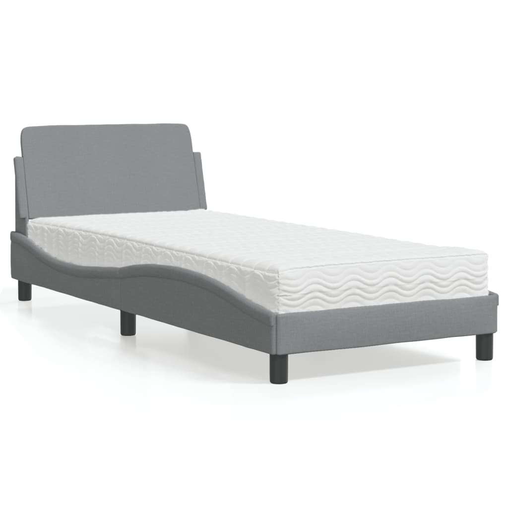 Bed Met Matras Stof Kleurig