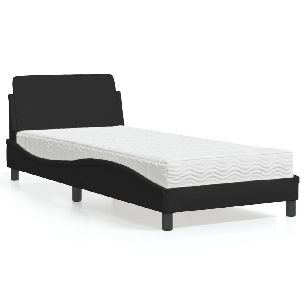 Bed Met Matras Stof