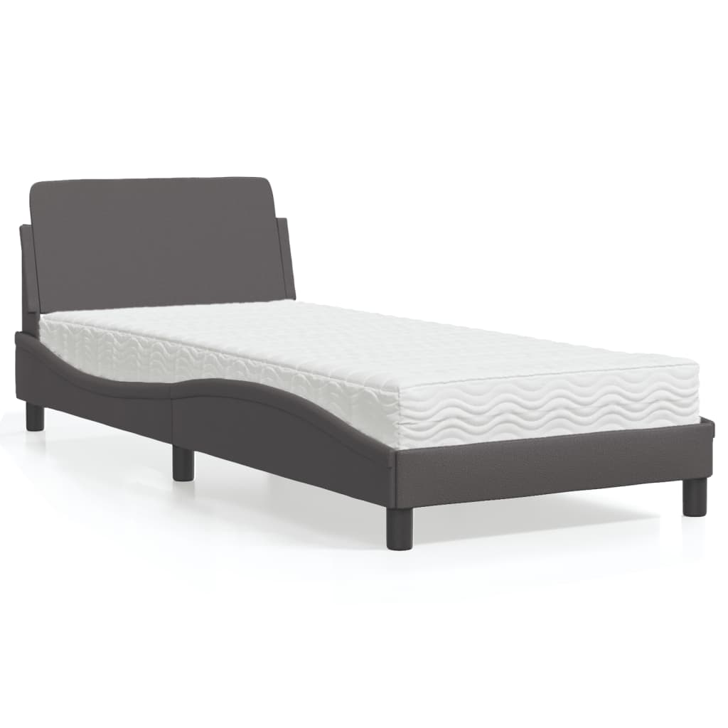 Bed Met Matras Kunstleer En