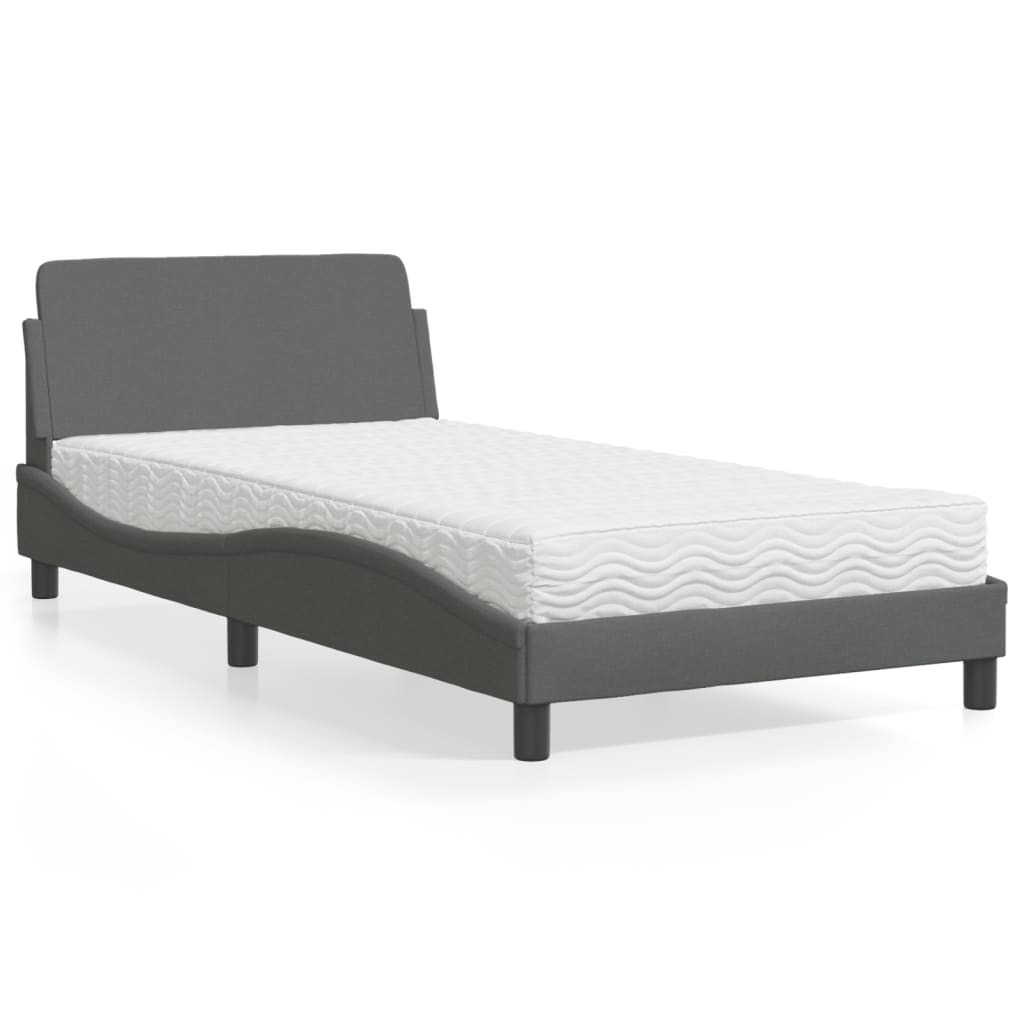 Bed Met Matras Stof