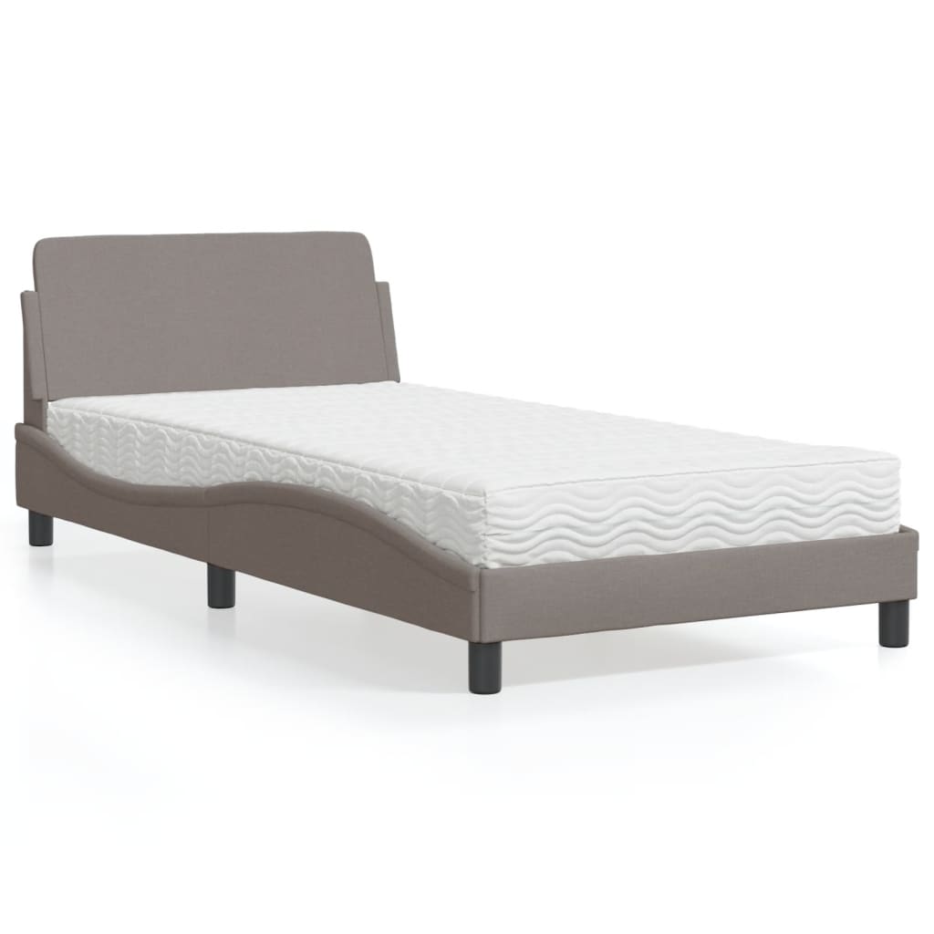 Bed Met Matras Stof