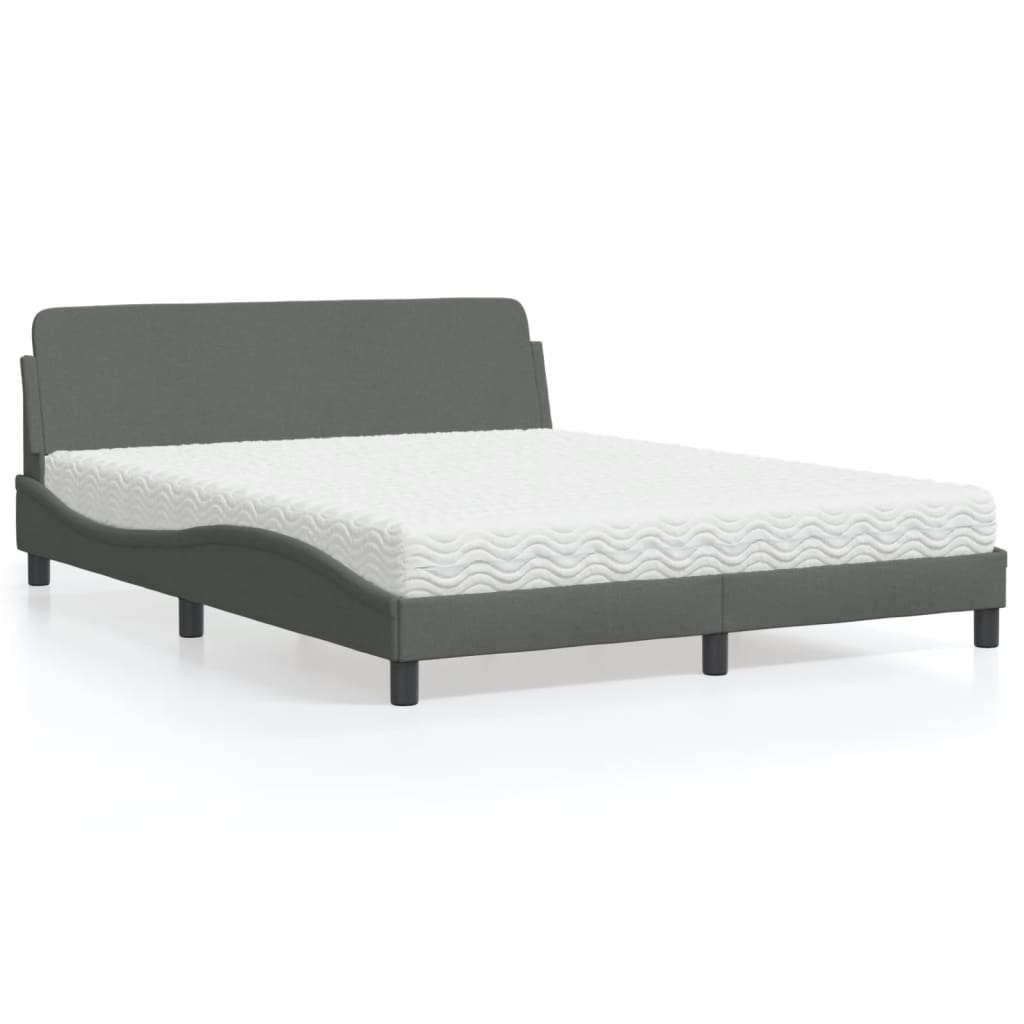 Bed Met Matras Stof