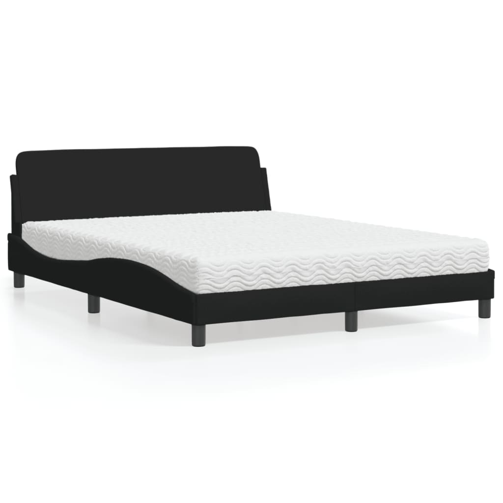 Bed Met Matras Stof