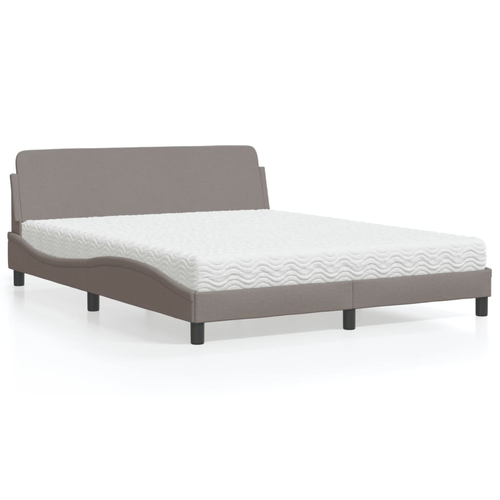 Bed Met Matras Stof