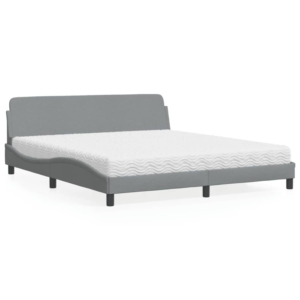 Bed Met Matras Stof Kleurig