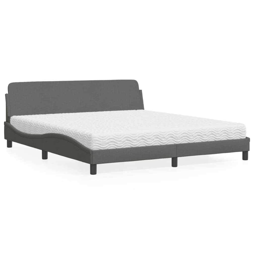 Bed Met Matras Stof