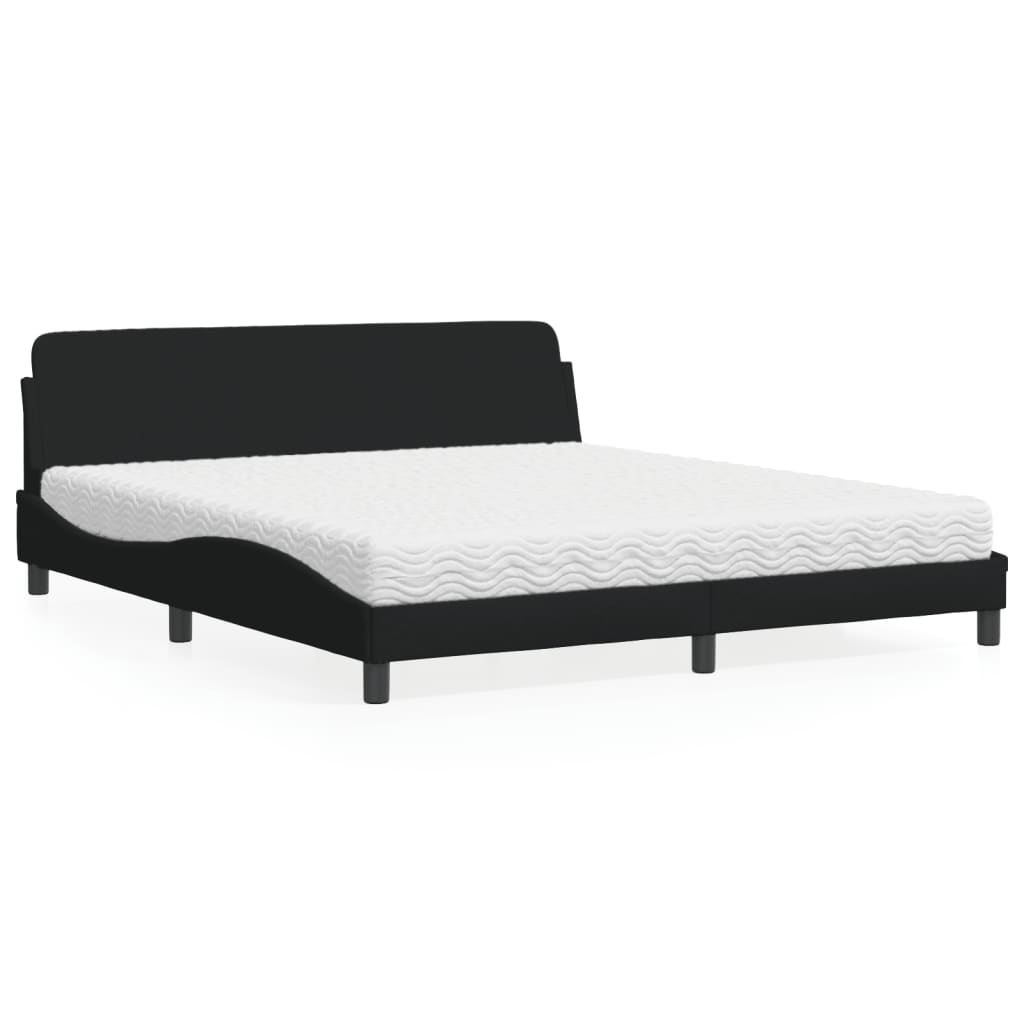 Bed Met Matras Stof