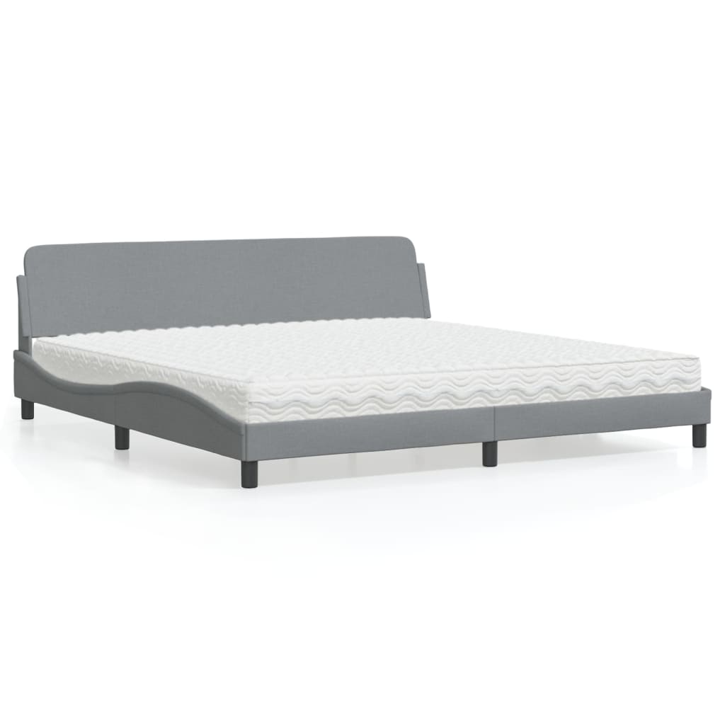 Bed Met Matras Stof Kleurig