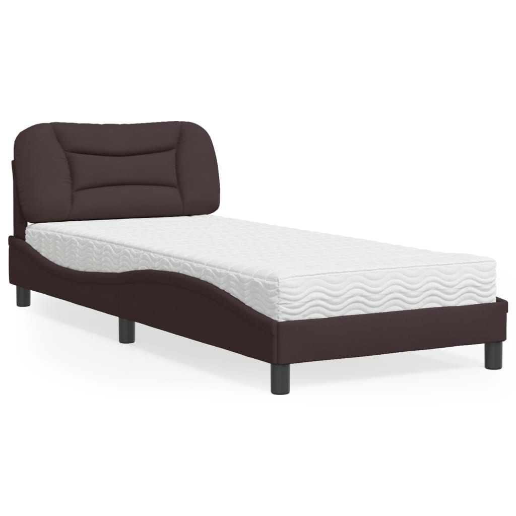 Bed Met Matras Stof