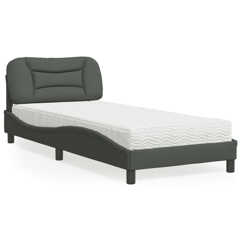 Bed Met Matras Stof