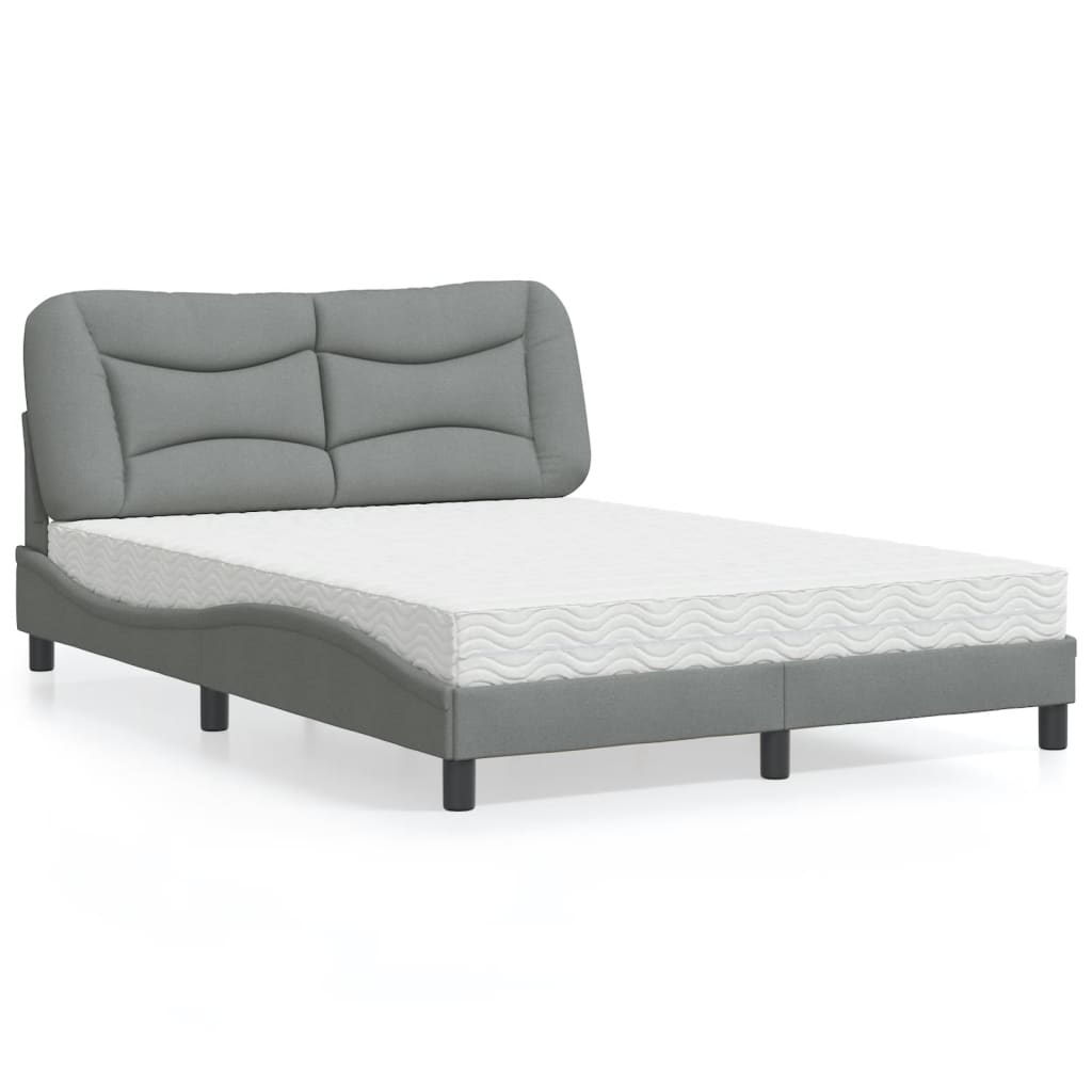 Bed Met Matras Stof