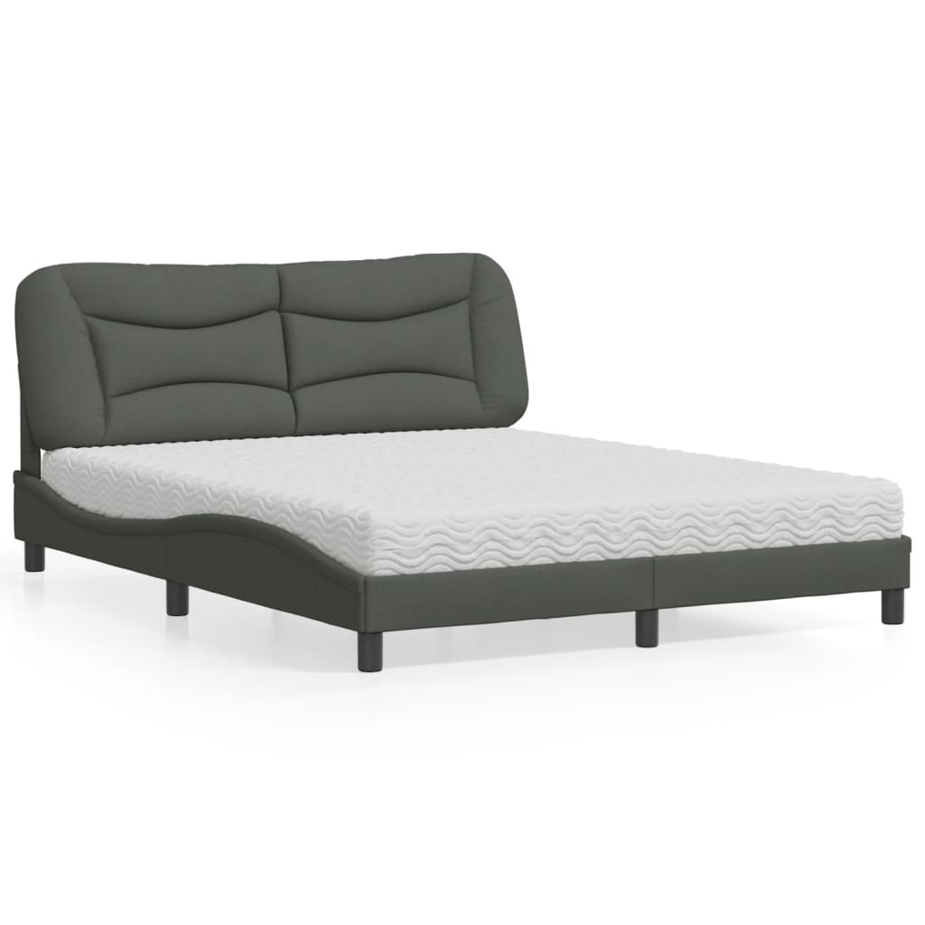 Bed Met Matras Stof