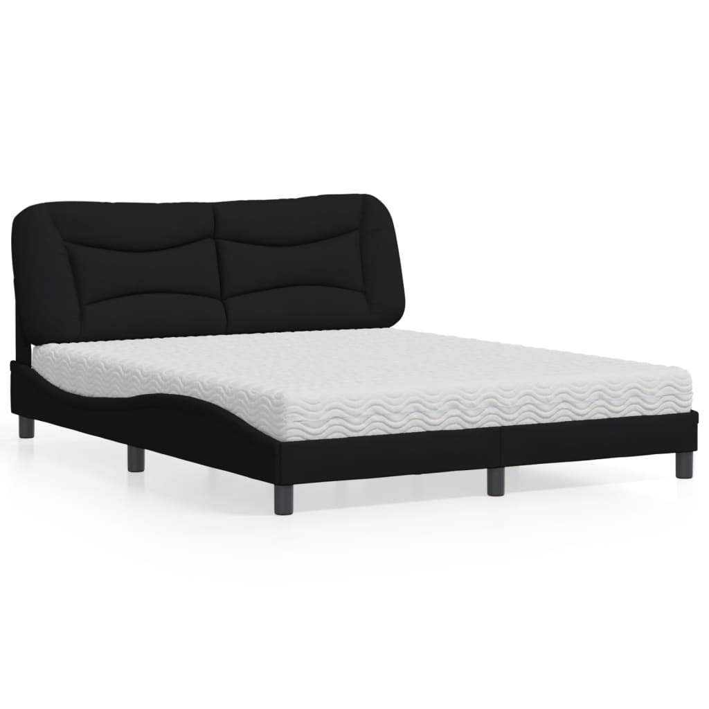 Bed Met Matras Stof