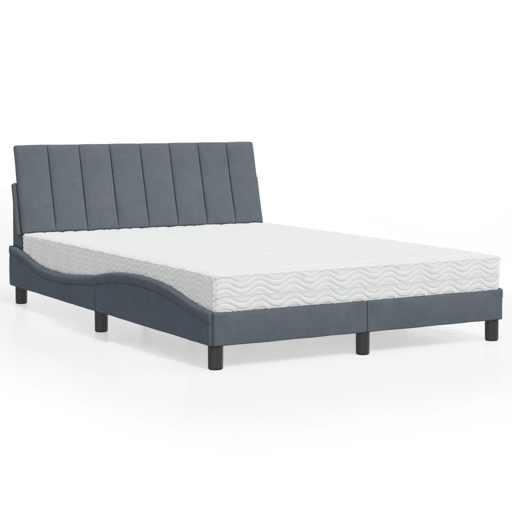 Bed Met Matras Fluweel