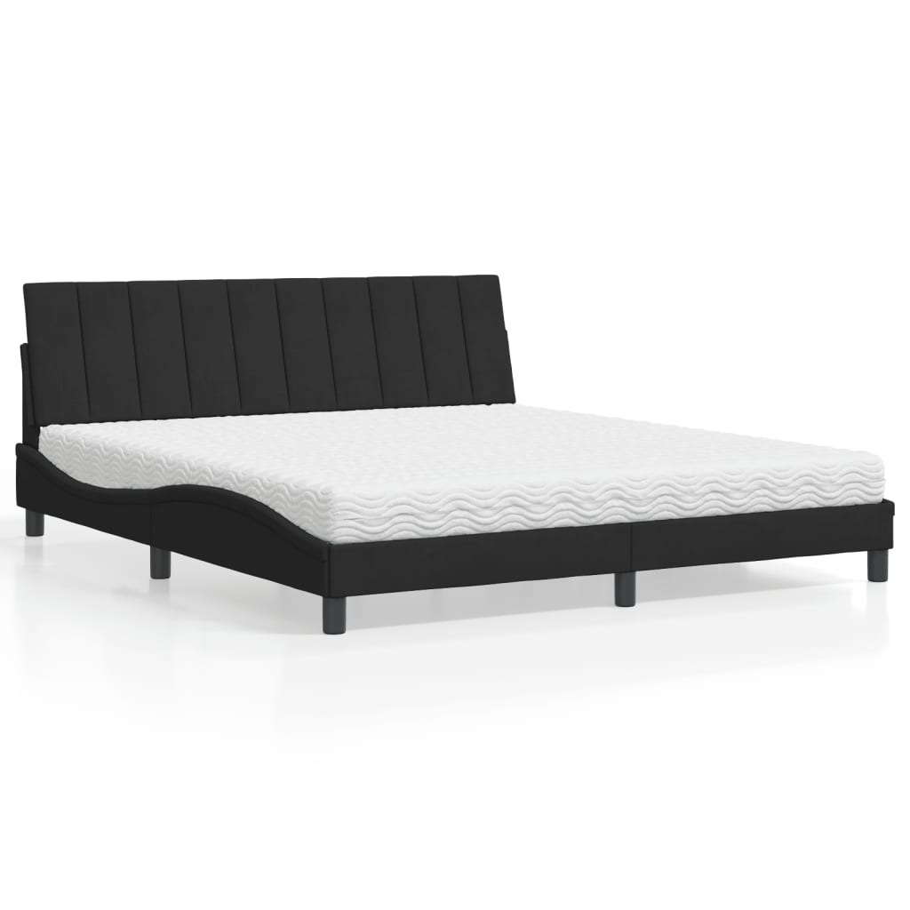 Bed Met Matras Fluweel